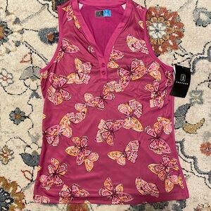 2 for $40 NWT Butterfly Sleeveless Athletic Shirt